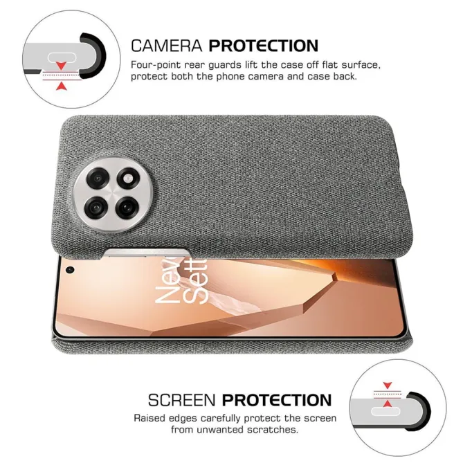 Coque OnePlus 13R revêtement tissu