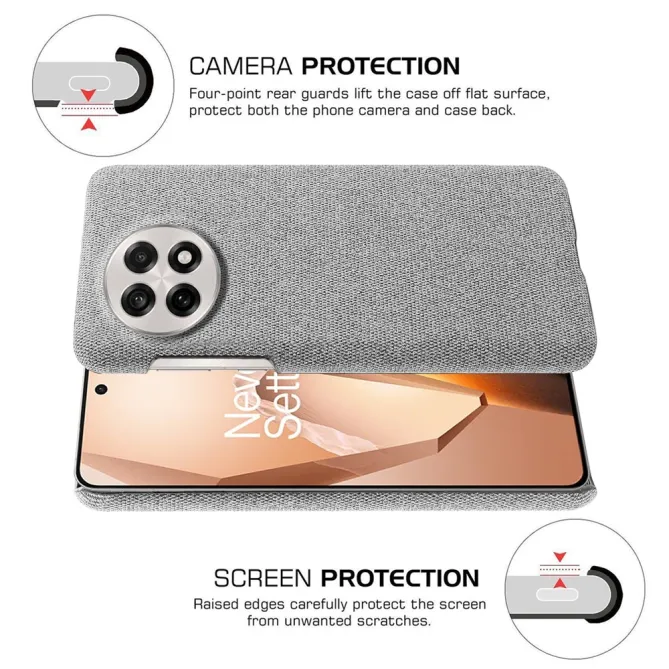 Coque OnePlus 13R revêtement tissu
