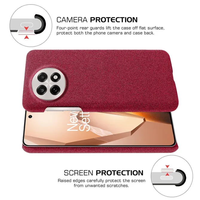 Coque OnePlus 13R revêtement tissu
