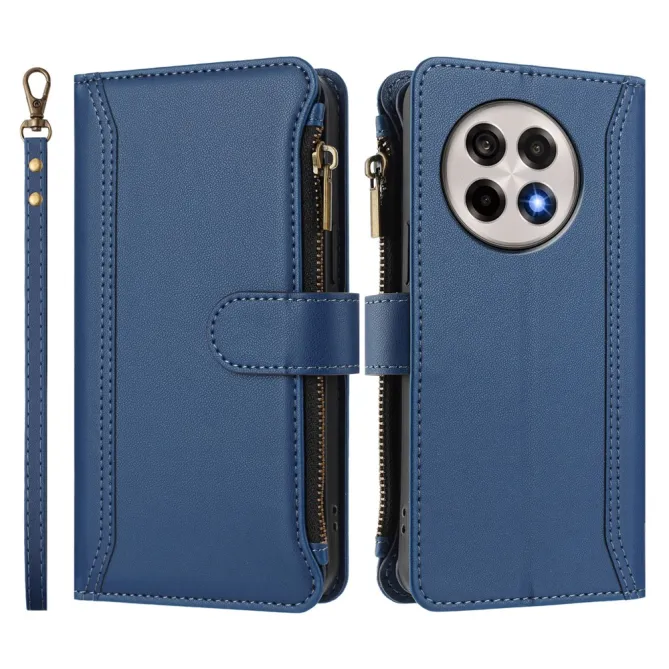 Housse OnePlus 13R ORGANIZER Simili Cuir Multi-Rangements Dragonne