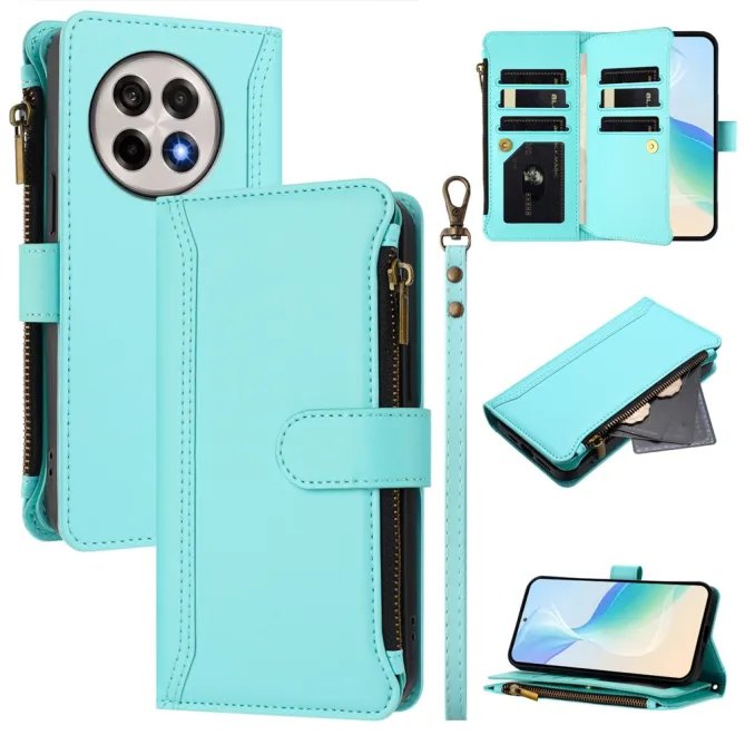 Housse OnePlus 13R ORGANIZER Simili Cuir Multi-Rangements Dragonne