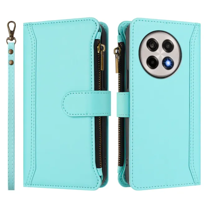 Housse OnePlus 13R ORGANIZER Simili Cuir Multi-Rangements Dragonne