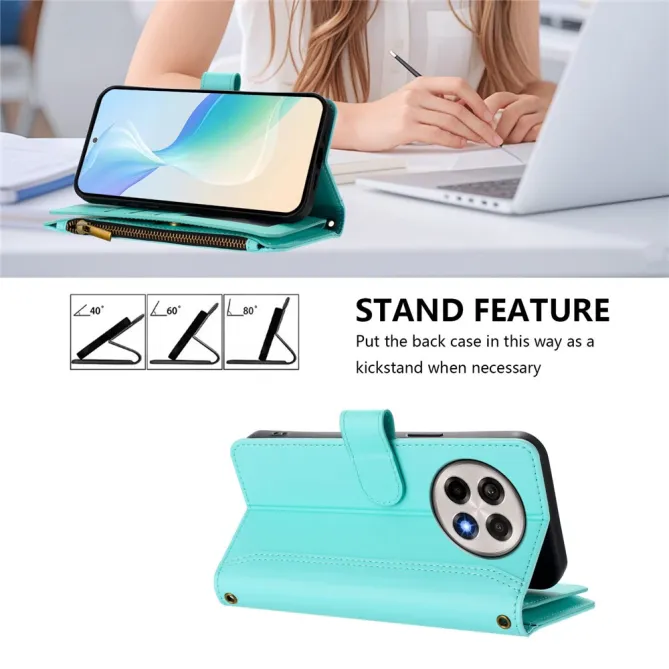 Housse OnePlus 13R ORGANIZER Simili Cuir Multi-Rangements Dragonne