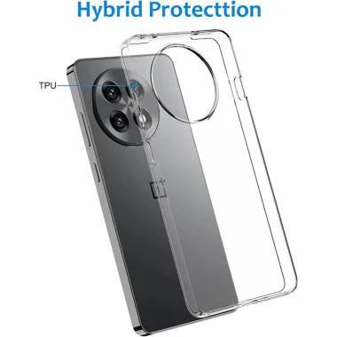 Coque OnePlus 13R Transparente avec Verre Trempé