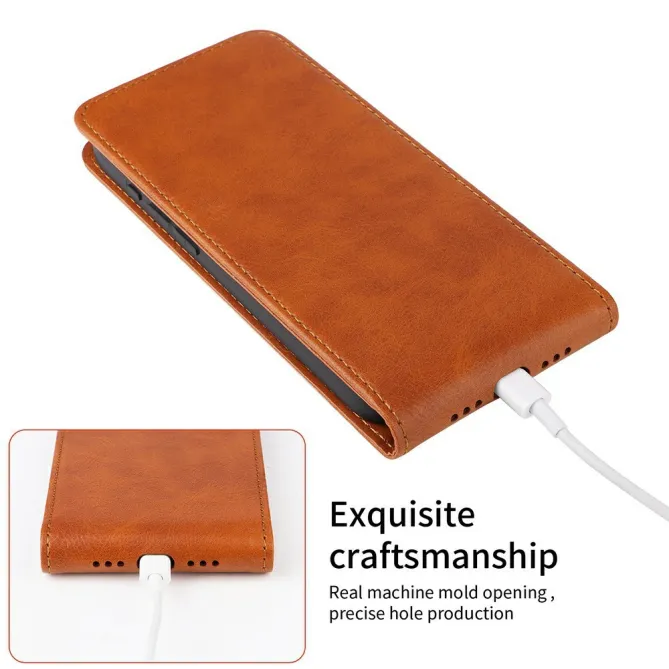 Housse OnePlus 13R Flip Vertical Porte-Carte Simili Cuir