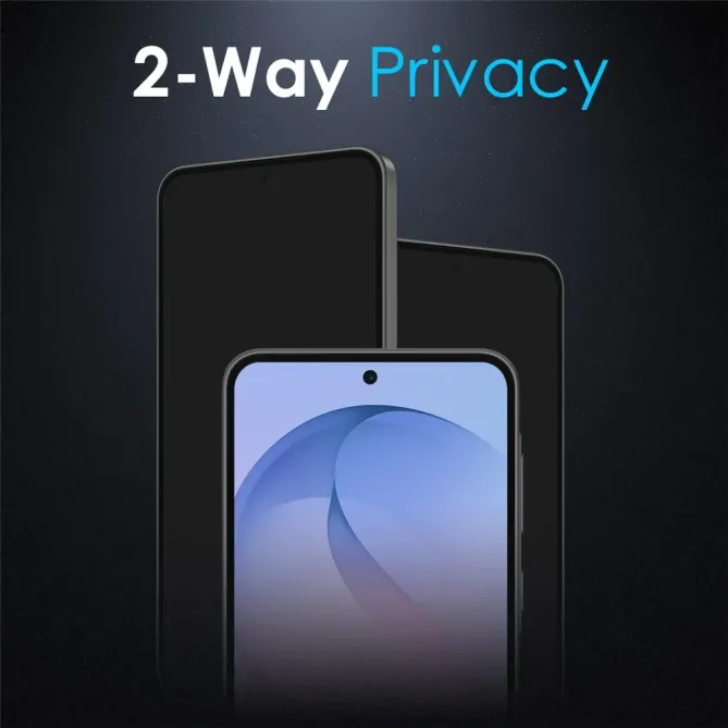 Film confidentialité Samsung Galaxy S26 FE A++ en verre trempé (2 pièces)