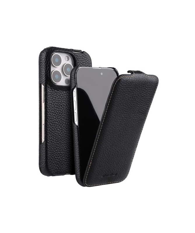 Coque iPhone 16 Pro Max MELKCO en cuir véritable