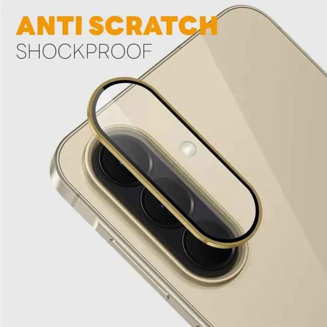 Protection objectif Samsung Galaxy S26 FE en verre tremé avec contour métal