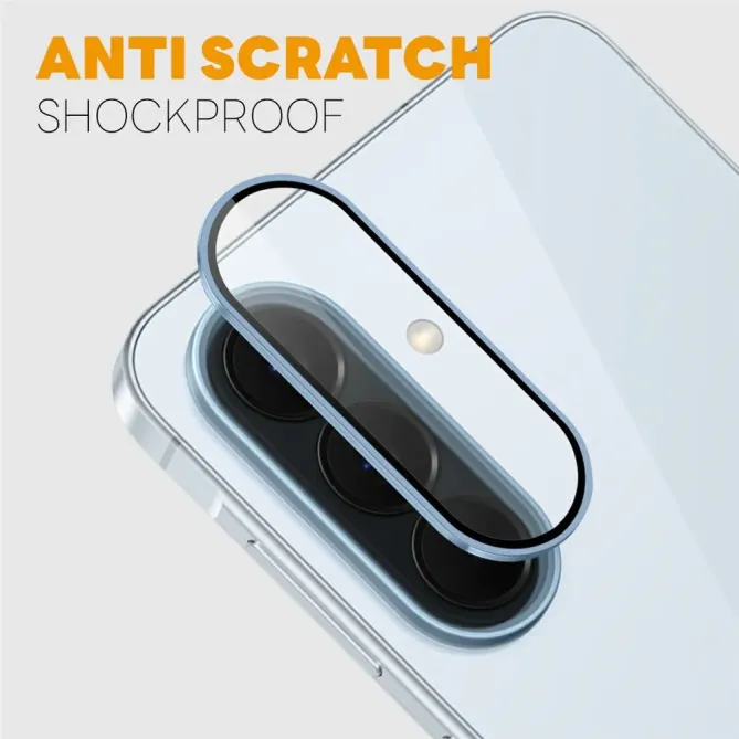 Protection objectif Samsung Galaxy S26 FE en verre tremé avec contour métal