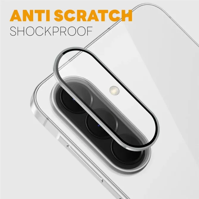 Protection objectif Samsung Galaxy S26 FE en verre tremé avec contour métal