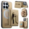Coque Xiaomi 17T Pro Porte-Cartes Amovible Sangle Béquille