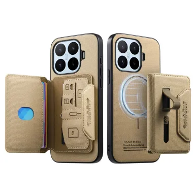Coque Xiaomi 17T Pro Porte-Cartes Amovible Sangle Béquille