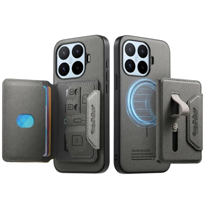 Coque Xiaomi 17T Pro Porte-Cartes Amovible Sangle Béquille