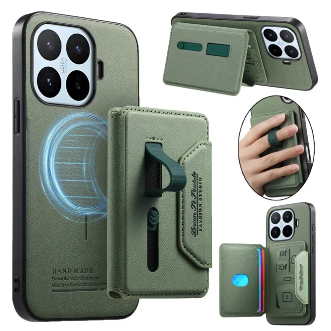 Coque Xiaomi 17T Pro Porte-Cartes Amovible Sangle Béquille