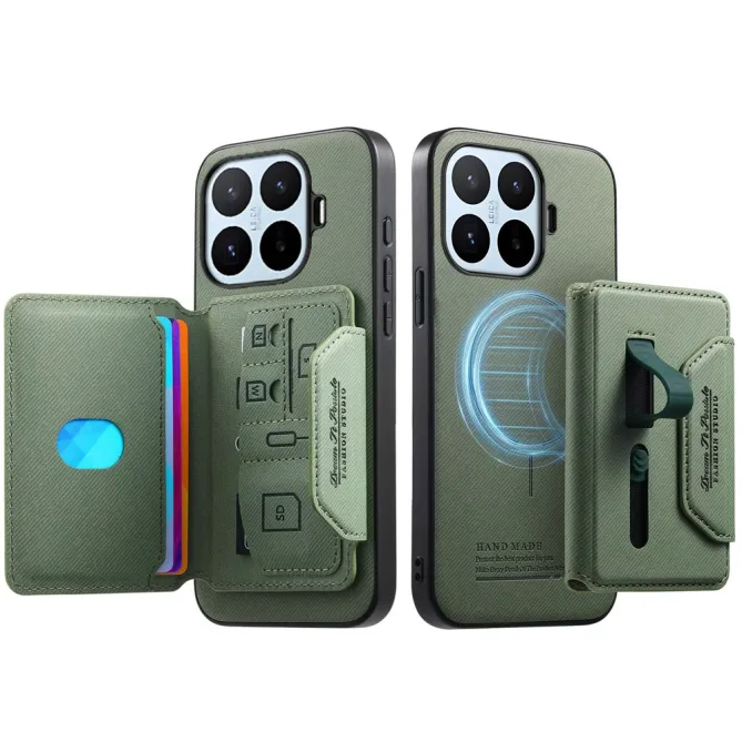 Coque Xiaomi 17T Pro Porte-Cartes Amovible Sangle Béquille