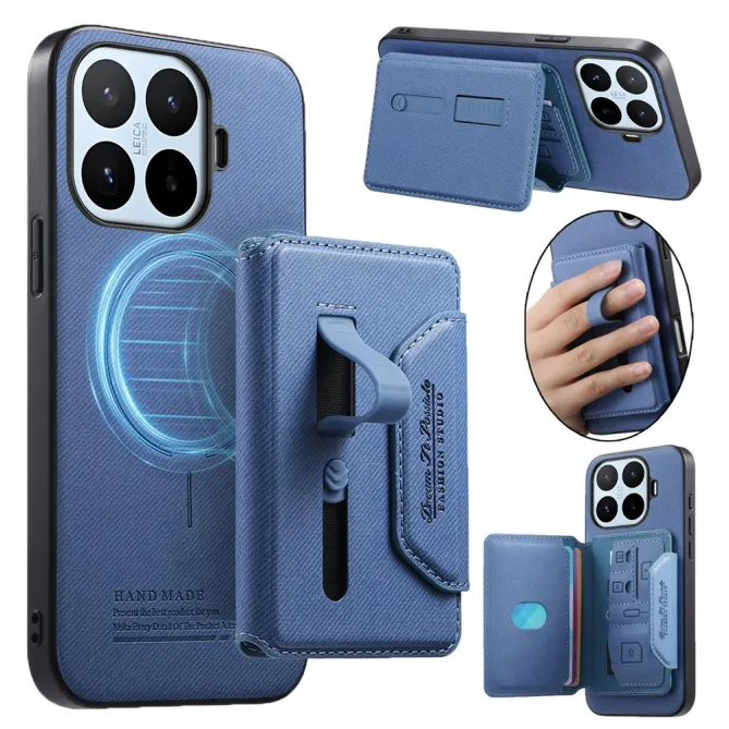 Coque Xiaomi 17T Pro Porte-Cartes Amovible Sangle Béquille