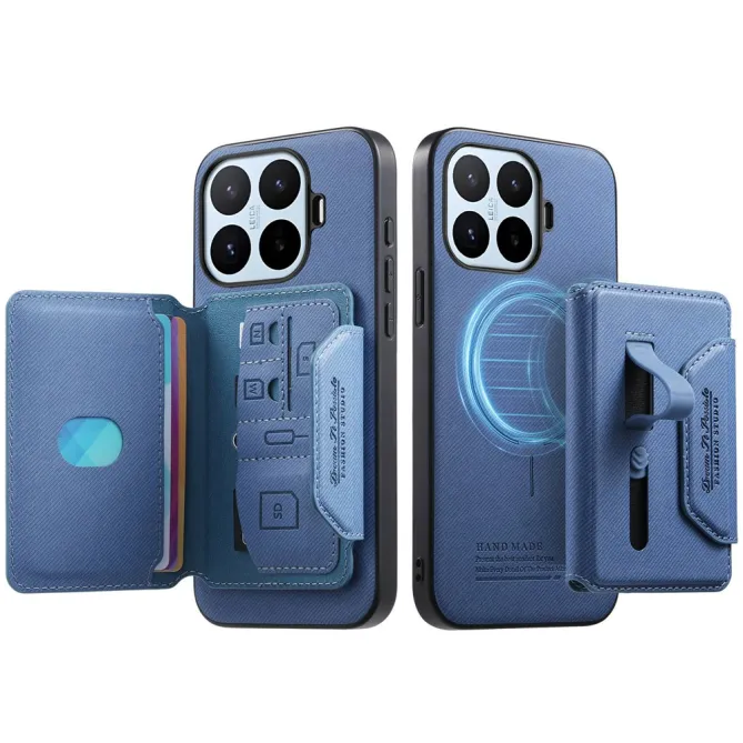 Coque Xiaomi 17T Pro Porte-Cartes Amovible Sangle Béquille