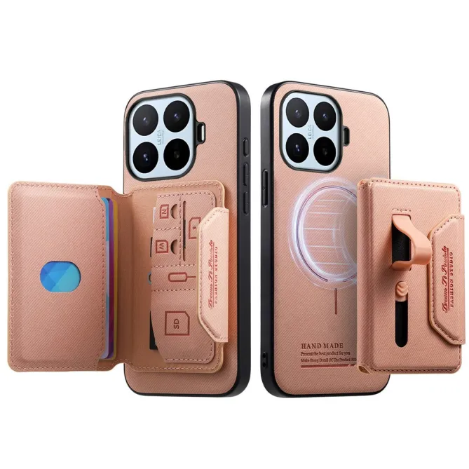Coque Xiaomi 17T Pro Porte-Cartes Amovible Sangle Béquille