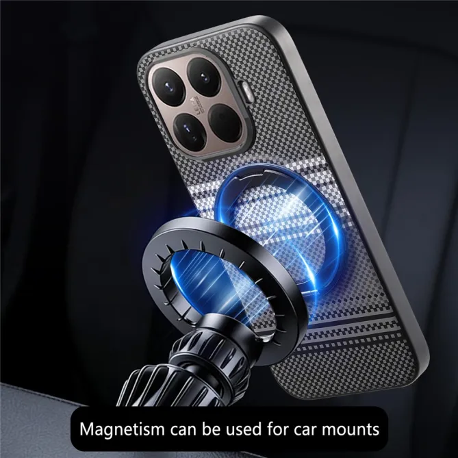 Coque Xiaomi 17T Pro Magnétique Anneau design tissé à carreaux