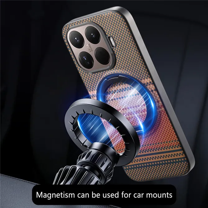 Coque Xiaomi 17T Pro Magnétique Anneau design tissé à carreaux