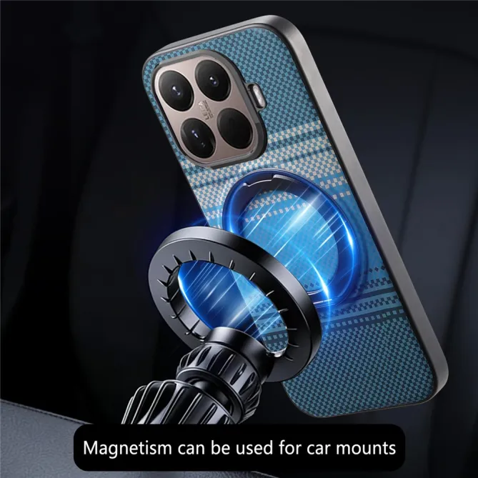 Coque Xiaomi 17T Pro Magnétique Anneau design tissé à carreaux