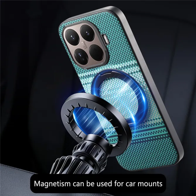 Coque Xiaomi 17T Pro Magnétique Anneau design tissé à carreaux