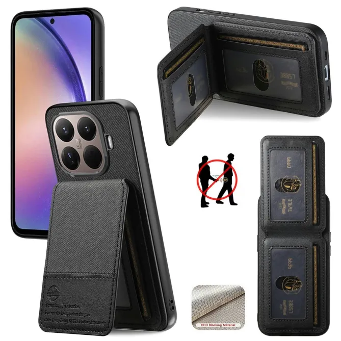 Coque Xiaomi 17T Pro Porte-Cartes Dépliant RFID