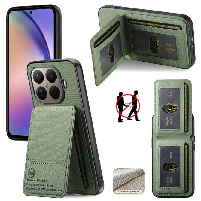 Coque Xiaomi 17T Pro Porte-Cartes Dépliant RFID