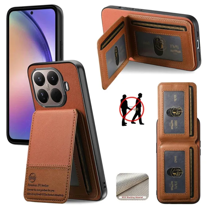 Coque Xiaomi 17T Pro Porte-Cartes Dépliant RFID