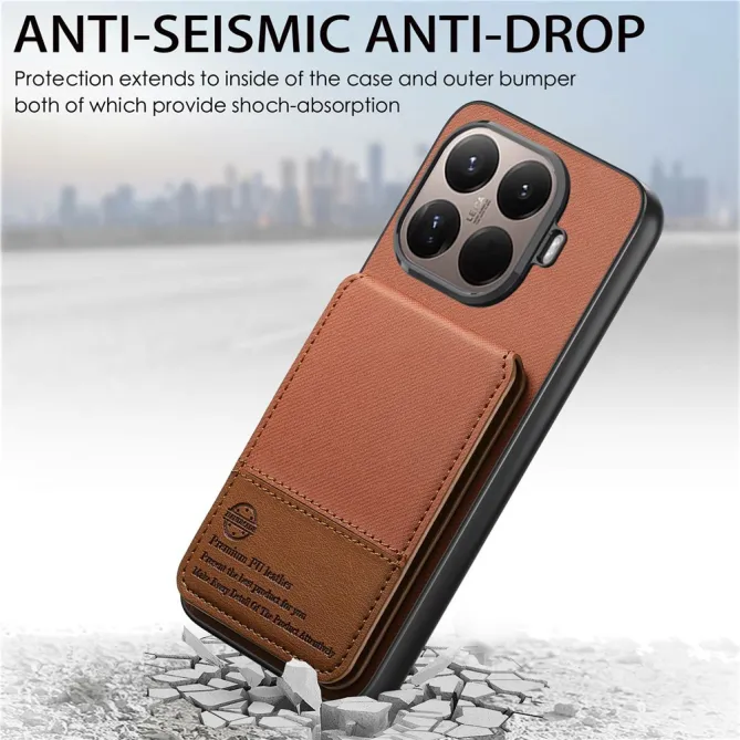 Coque Xiaomi 17T Pro Porte-Cartes Dépliant RFID