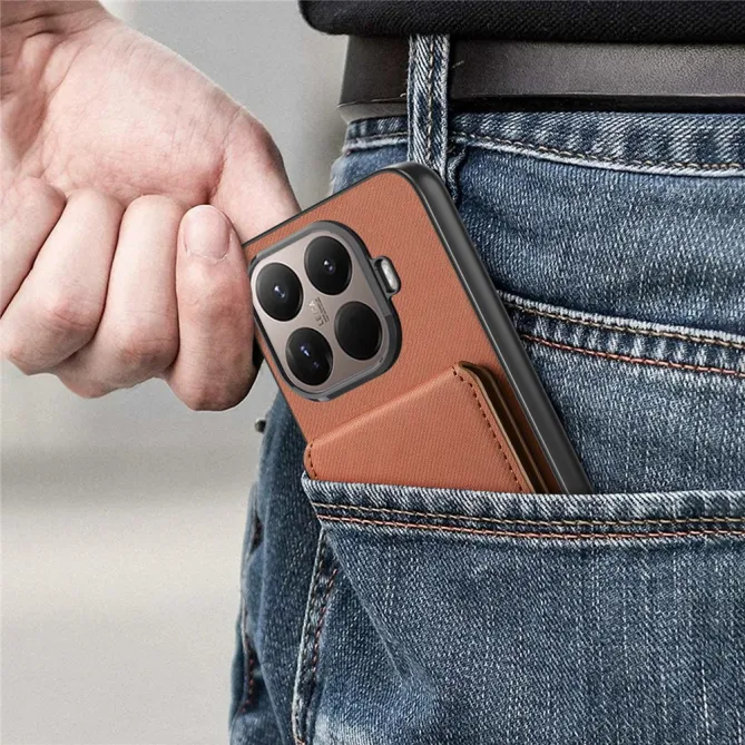 Coque Xiaomi 17T Pro Porte-Cartes Dépliant RFID