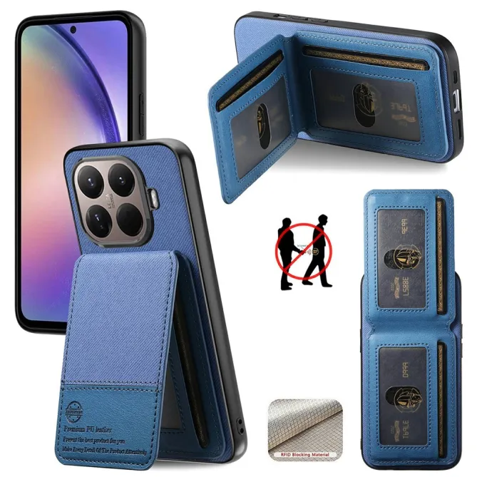 Coque Xiaomi 17T Pro Porte-Cartes Dépliant RFID
