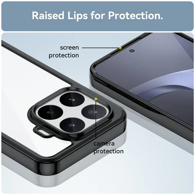Coque Xiaomi 17T Pro Transparente Contour Coloré