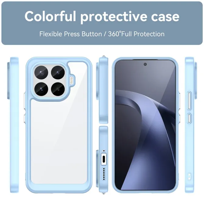 Coque Xiaomi 17T Pro Transparente Contour Coloré