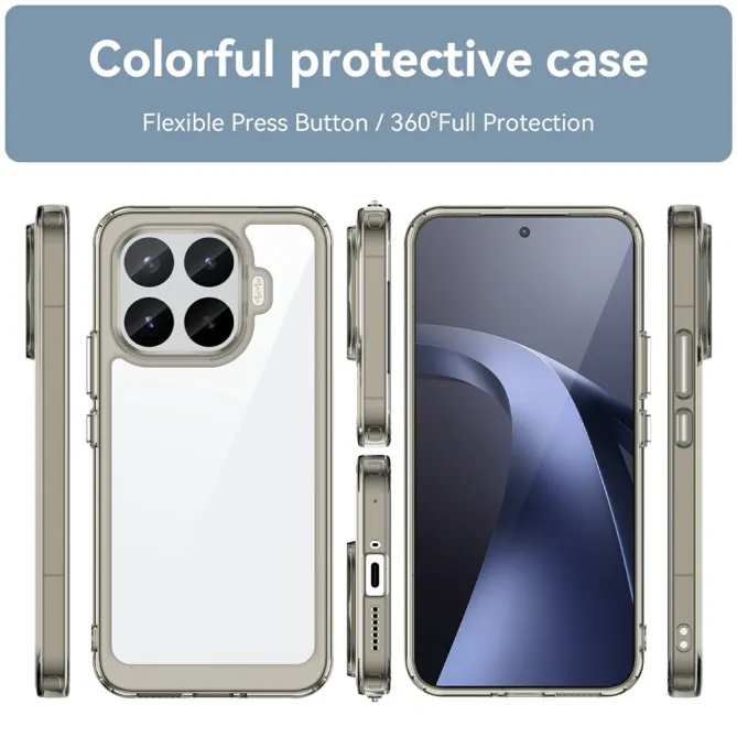 Coque Xiaomi 17T Pro Transparente Contour Coloré