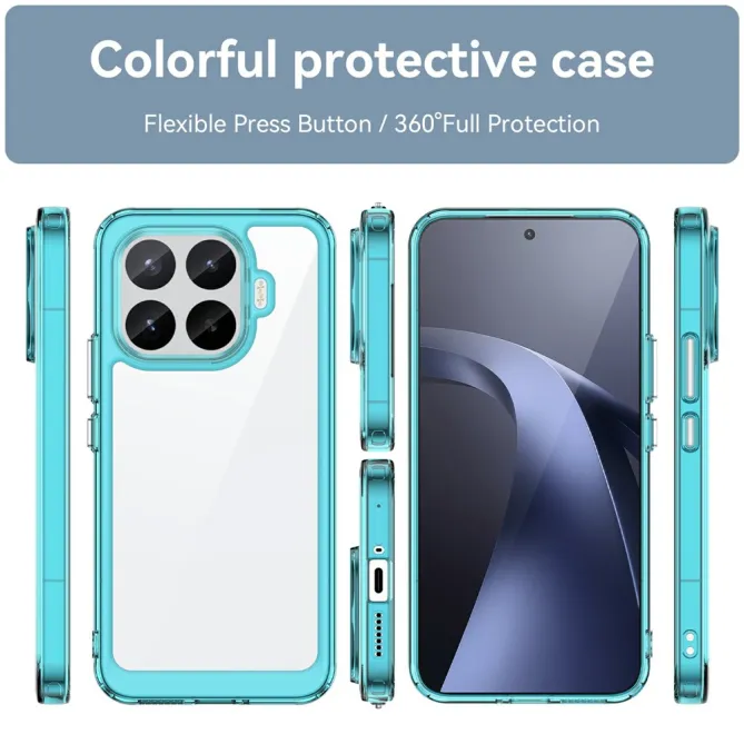Coque Xiaomi 17T Pro Transparente Contour Coloré