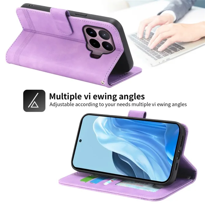 Housse Xiaomi 17T Pro Toucher Daim Lignes