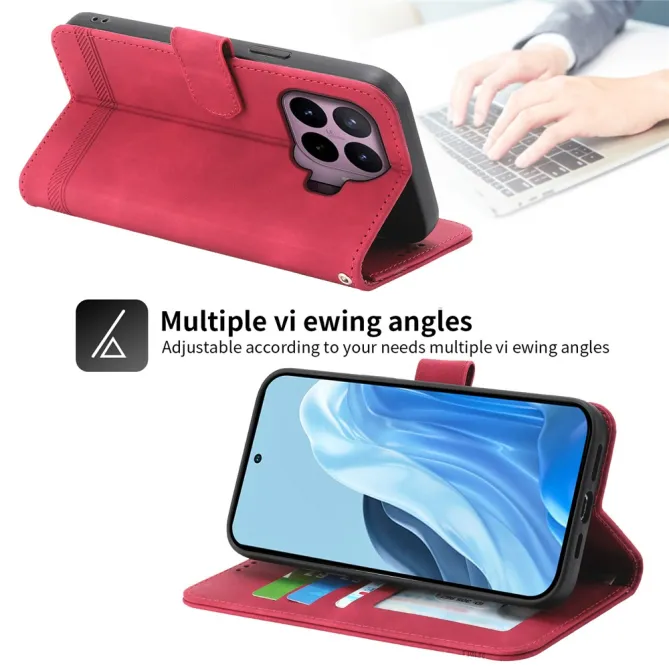 Housse Xiaomi 17T Pro Toucher Daim Lignes