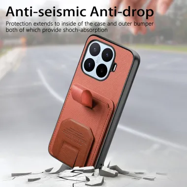 Coque Xiaomi 17T Pro Porte-Cartes et Béquille