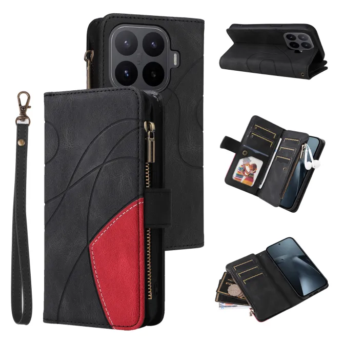 Housse Xiaomi 17T Pro Multi-Compartiments Bicolore Artistique