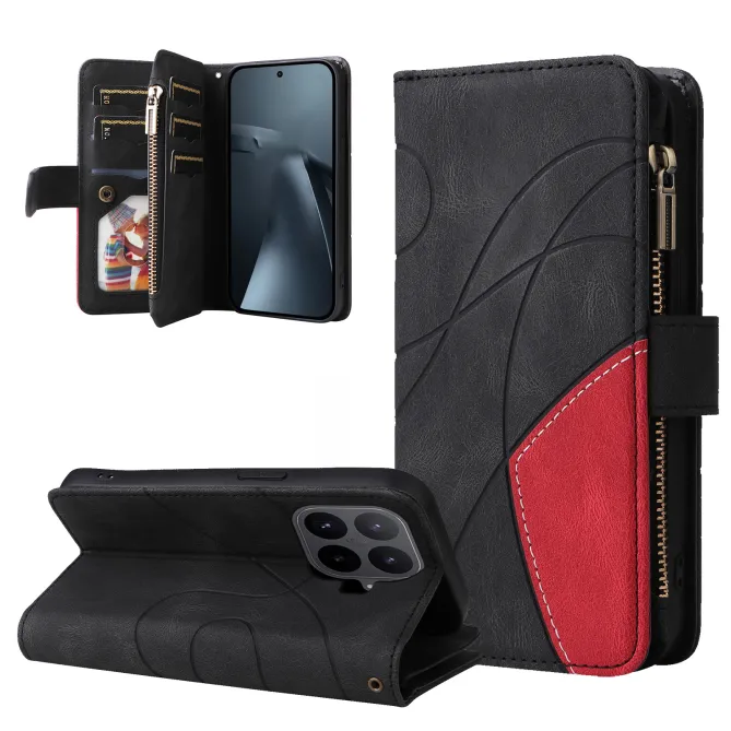 Housse Xiaomi 17T Pro Multi-Compartiments Bicolore Artistique