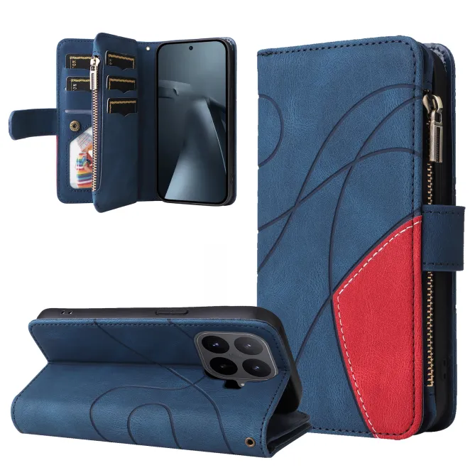 Housse Xiaomi 17T Pro Multi-Compartiments Bicolore Artistique