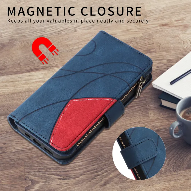 Housse Xiaomi 17T Pro Multi-Compartiments Bicolore Artistique