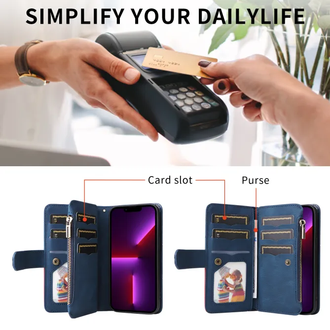 Housse Xiaomi 17T Pro Multi-Compartiments Bicolore Artistique