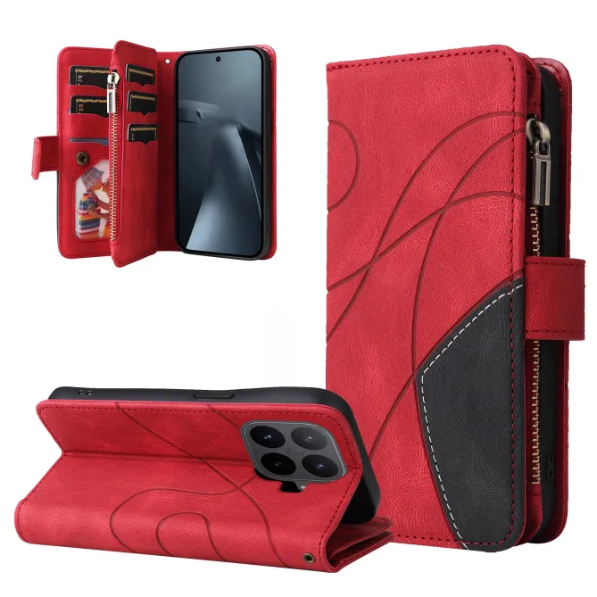 Housse Xiaomi 17T Pro Multi-Compartiments Bicolore Artistique