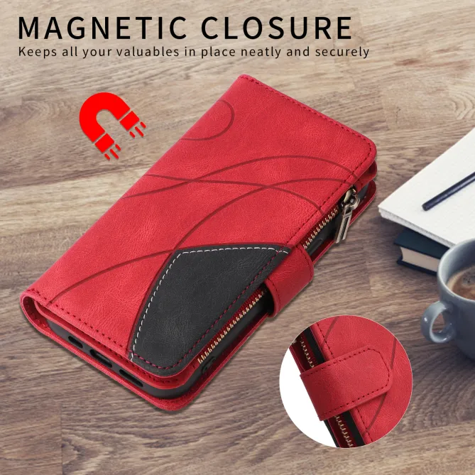 Housse Xiaomi 17T Pro Multi-Compartiments Bicolore Artistique