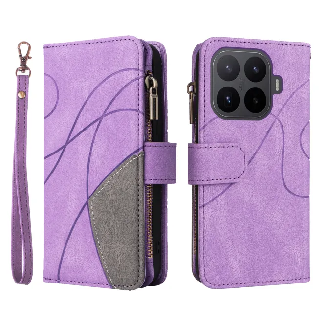 Housse Xiaomi 17T Pro Multi-Compartiments Bicolore Artistique