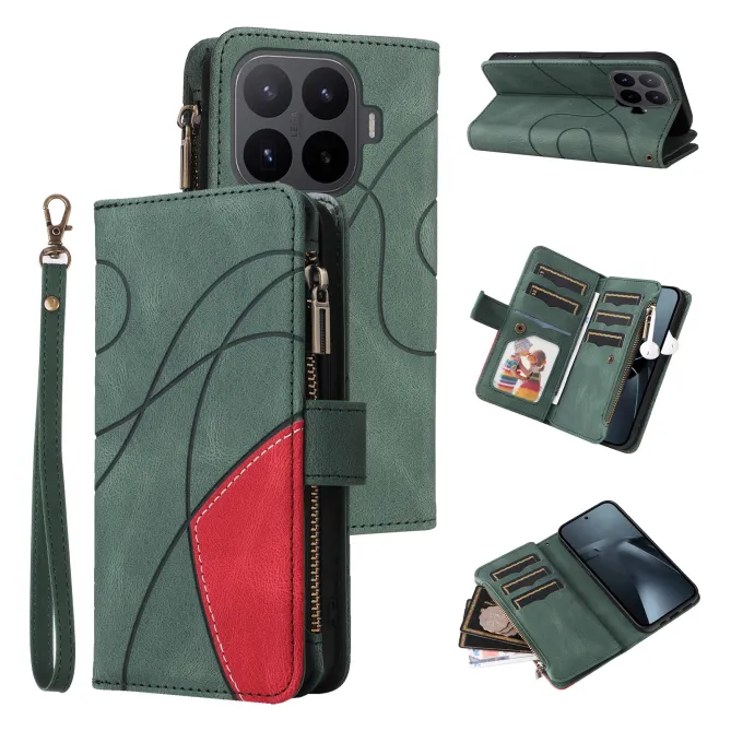 Housse Xiaomi 17T Pro Multi-Compartiments Bicolore Artistique