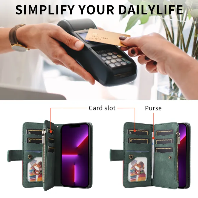 Housse Xiaomi 17T Pro Multi-Compartiments Bicolore Artistique
