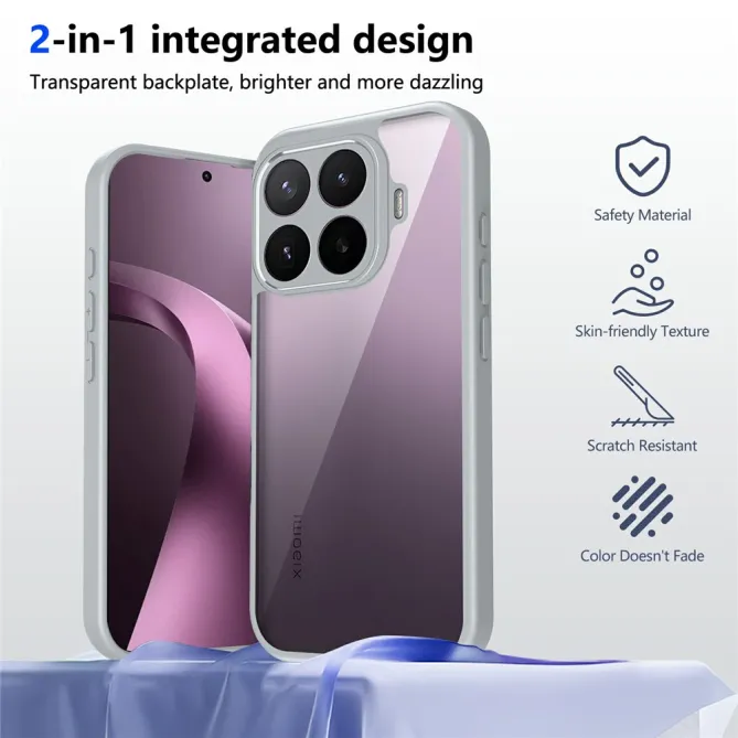 Coque Xiaomi 17T Pro Dos Transparent Cadre Mat